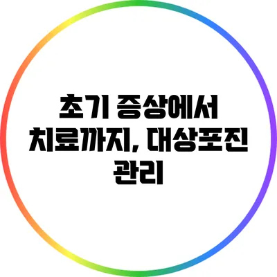 초기 증상에서 치료까지, 대상포진 관리